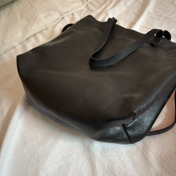 Madewell Medium Transport Tote Leather Black - Picture 6 of 6